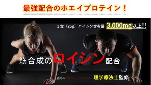 リハテインWPIはロイシン配合